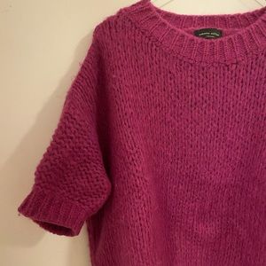 Roberto Collina purple shortsleeved sweater